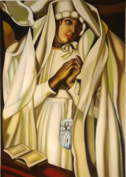 store falso d'autore Kizette di Tamara de Lempicka